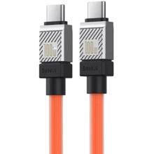 Кабель Baseus Cable USB-C to USB-C CoolPlay Series Fast Charging 100W 1m Orange (CAKW000207): Тип USB-C - USB-C