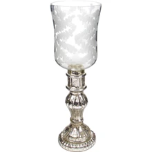 Стеклянный подсвечник Lefard декоративный 28x8 см (876-067): undefined undefined