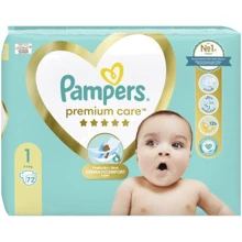 Подгузники Pampers Premium Care Размер 1 (2-5 кг) 72 шт (8006540858073): Тип Подгузники