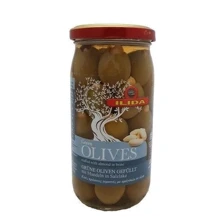 Оливки ILIDA Green Agriniou stuffed with Almond 215 г (WT3262): Вес нетто 215 г