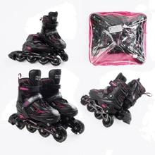 Раздвижные ролики Best Roller колеса PU 79010-М (34-38) Фиолетовые: Цвет фиолетовый