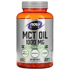 NOW Foods MCT Oil 1000 mg 150 soft gel Масло МСТ: Производитель NOW Foods