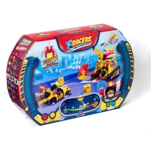 Игровой набор T-Racers - Турбокран (машинка-конструктор, гонщик, аксесс.) (PTRSD014IN11): Производитель T-Racers