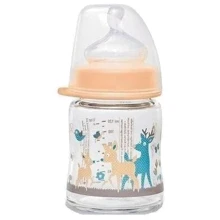 Стеклянная бутылочка Nip Система Actiflex M 120 мл (35066): Материал стекло