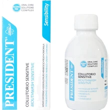 President Sensitive Ополіскувач для ротової порожнини 200 ml: Призначення Антибактериальное