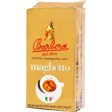 Кофе молотый Barbera Maghetto 250 г (8007597000019): Вид напитка кофе молотый