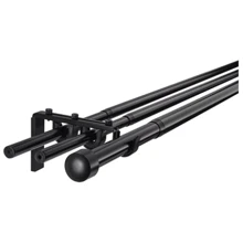 Потрійна комбінація карнизів ІКЕА RÄCKA/HUGAD 120-210 см (193.996.03): undefined undefined