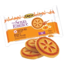 Печенье Crich с медом без глютена 300 г (8008620071020): Вес нетто 300 г