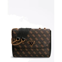 Женская сумка через плечо Guess Cordelia Logo темно-коричневая (HWQB8377210-BNL): Пол Женский