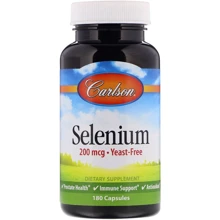 Carlson Labs Selenium 200 mcg Селен 180 капсул: Тип Селен