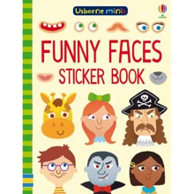 Funny Faces Sticker Book / Книга з наклейками Смішні обличчя: Виробник Usborne