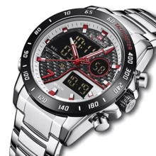 Наручные часы Naviforce Dnipro Silver 9179: Стиль Спортивный