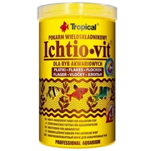 Основний корм для всіх видів риб, пластівці Tropical Ichtio-vit 250мл /50г (5900469770047): Вид корму Хлопья