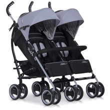 Прогулочная коляска для двойни EASY GO COMFORT DUO grey fox: Тип коляски прогулочная коляска
