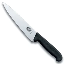 Кухонний ніж Victorinox Fibrox 19см з черн. ручкою (52003.19): Лезо нержавіюча сталь