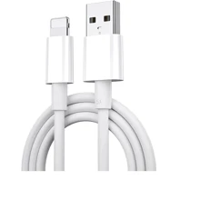 Кабель WIWU USB Cable to Lightning Classic 2.4A 1.2m White (WI-C006): Тип USB Cable - Lightning