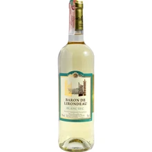 Вино Baron de Lirondeau белое сухое Castel 0.75л (PRA3107874906173): Страна производитель Франция
