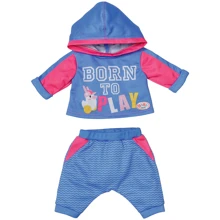 Набор одежды для куклы BABY born - Спортивный костюм (на 43 cm, голубой): Производитель Zapf