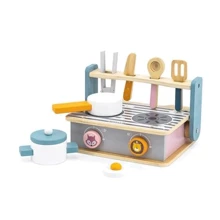 Дитяча плита Viga Toys PolarB з посудом і грилем, складна (44032): Виробник Viga Toys