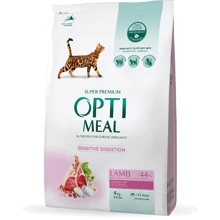 Сухой корм Optimeal Adult Cats для кошек с чувствительным пищеварением со вкусом ягненка 4 кг (4820083905605): Тип Сухой корм