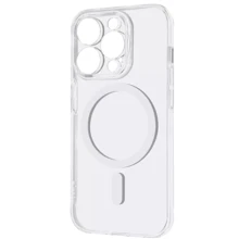 Чехол для iPhone Baseus Crystal Magnetic Transparent (P60157205203-03) for iPhone 15 Pro Max: Цвет прозрачный