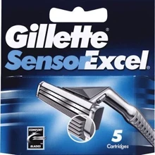 Gillette Sensor Excel Сменные кассеты для бритья 5 шт.: Вид Сменные кассеты