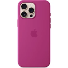 Чехол для iPhone Apple for iPhone 16 Pro Max Silicone Case with MagSafe Fuchsia (MYYX3): Цвет розовый