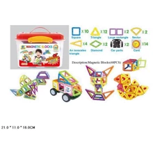 Магнитный конструктор A-Toys 48 деталей, в чемоданчике (3399-2): Количество деталей, шт. 48