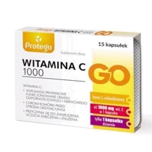 Protego Witamina C 1000 GO Витамин C 15 капсул: Форма выпуска Капсулы
