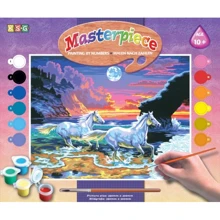 Набор для творчества Sequin Art PAINTING BY NUMBERS SENIOR Лошади и прибой моря Набор для творчества Sequin Art PAINTING BY NUMBERS SENIOR Лошади и прибой моря: Производитель Sequin Art