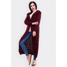 Кардиган 1 For You VKL0007-42-50 42-50 бордовый: Страна производитель Украина