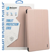 Аксессуар для планшетных ПК BeCover Case Book Soft Edge with Pencil mount Pink for Samsung X810 Galaxy Tab S9 Plus / S9 FE Plus SM-X610/SM-X616B (710408): Цвет розовый