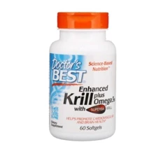 Doctor's Best Enhanced Krill Plus Omega3s with Superba Krill 60 Softgels Риб'ячий жир з криля з DHA і EPA: Тип Омега 3