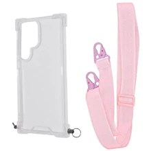 Чехол для телефонов WAVE Clear Case with Strap Pink Sand for Samsung S918 Galaxy S23 Ultra: Совместимость Samsung S918 Galaxy S23 Ultra