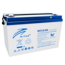 Ritar AGM 12V-80Ah (DC12-80): Тип Аккумулятор