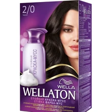 WELLATON Краска-мусс для волос стойкая 2/0 Черный: Пол Для женщин