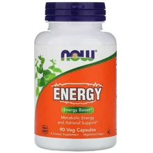 Now Foods Energy Енергетик 90 веганських капсул: Форма випуску Капсулы