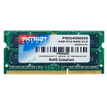 Patriot DDR2 4GB 800 MHz (PSD24G8002S): Тип DDR2