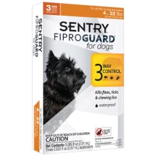 Капли FiproGuard от блох, клещей и вшей для собак весом до 10 кг. Цена за 1 пипетку. Продажа упаковкой/3 пипетки (2.01 мл): Тип Капли