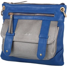 Жіноча сумка через плече Laskara синя (LK-10238-blue-silver): Стать жіночий