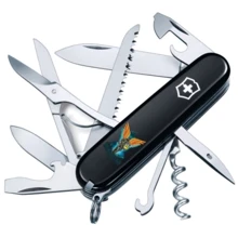 Мультитул Victorinox Huntsman Ukraine 91мм/15 функций/черный/Ангел ВСУ (1.3713.3_T1061u): Тип мини-мультитул