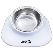 Миска AnimAll для собак на подставке 420 мл белая MS7222 (171,752): Тип Миски