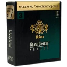 Трости RICO Grand Concert Select - Soprano Sax #2.5 - 10 Box (RGC10SSX350): Производитель RICO