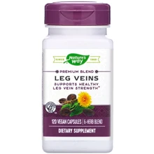 Nature's Way, Leg Veins, Premium Blend, 120 Vegan Capsules (NWY-15335): Форма выпуска Капсулы