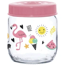 Емкость для хранения Банка HEREVIN Hello Summer 0.425л (171341-060): Тип Банка с крышкой