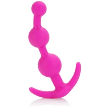 CalExotics Booty Call Booty Beads анальная елочка, 12x3.25 см, розовый: Для кого Унисекс