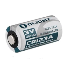 Аксессуар для фонарей Батарея Olight CR123A 1600 mAh 3V (2370.12.75): Производитель Olight