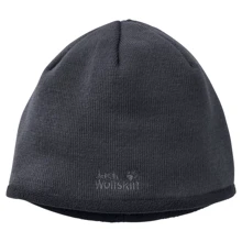 Шапка Jack Wolfskin Stormlock Logo Knit Cap M темно-серая (1910371_6350): Производитель Jack Wolfskin