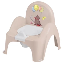 Детский горшок-кресло Tega baby Лесная сказка музыкальный бежевый (PO-073-111): Цвет бежевый