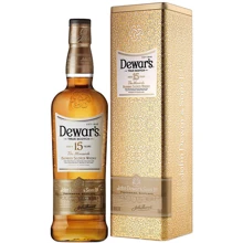 Виски Dewar's 15 Years Old 0.7л 40% gift box (PLK7640171030609): Объем, л 0.7